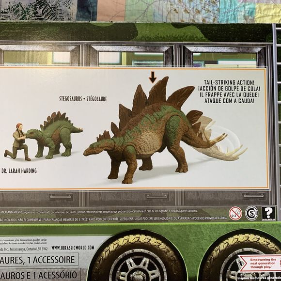 Jurassic World Legacy Collection Dr. Sarah Harding and Stegosaurus Figure Pack - Picture 3 of 5
